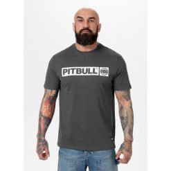 Koszulka sportowa męska Pitbull West Coast T-S Hilltop 170. Szare koszulki sportowe męskie PITBULL, m, bez wzorów, bez ramiączek. Za 89.00 zł.