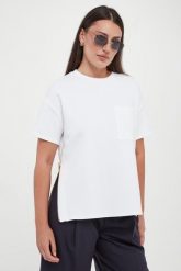 T-shirt damski z kieszenią ELISABETTA FRANCHI. T-shirty damskie Elisabetta Franchi, bez wzorów, bez kołnierzyka, bez ramiączek. Za 1,669.00 zł.