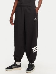 Adidas Spodnie dresowe Future Icons 3-Stripes Parachute JE0141 Czarny Loose Fit. Czarne spodnie dresowe damskie Adidas, bez wzorów, z bawełny. Za 199.99 zł.