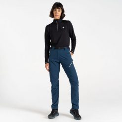 Damskie spodnie trekkingowe Melodic Pro. Niebieskie spodnie sportowe damskie Dare 2B, na lato, bez wzorów, sportowe, trekkingowe. W wyprzedaży za 249.99 zł.