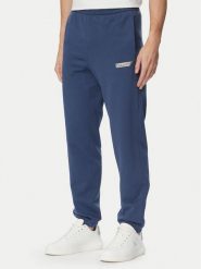 Calvin Klein Spodnie dresowe LV04LG212G Granatowy Regular Fit. Niebieskie spodnie sportowe męskie Calvin Klein, m, bez wzorów, z bawełny. Za 329.99 zł.