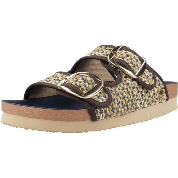 Sandały GIOSEPPO PERSHING Niebieski. Niebieskie sandały damskie Gioseppo, bez wzorów, z tkaniny, bez obcasa, bez zapięcia. Za 198.99 zł.