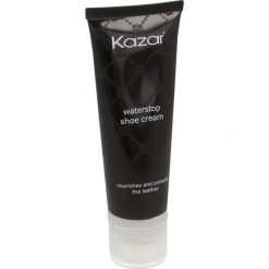 Krem do obuwia KAZAR - Waterstop Shoe Cream 9998-8083-TU-02 Dark Brown. Brązowe piżamy męskie Kazar, bez wzorów, ze skóry, bez kołnierzyka, bez ramiączek. Za 19.00 zł.