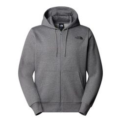 Bluza The North Face Simple Dome Full Zip. Szare bluzy męskie The North Face, m, bez wzorów, casualowe, bez ramiączek, bez kaptura. Za 329.99 zł.