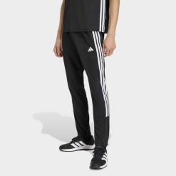 Spodnie fitness męskie ADIDAS. Czarne spodnie sportowe męskie Adidas, l, bez wzorów, z materiału, na fitness i siłownię, climacool (adidas). Za 189.99 zł.