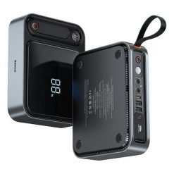 Powerbank Jump Starter Baseus do samochodu 3000A. Czarne powerbanki Baseus. Za 729.00 zł.