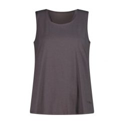 Damski tank top CMP. Brązowe topy damskie CMP, bez wzorów, bez kołnierzyka, bez ramiączek. Za 182.50 zł.