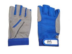 RĘKAWICE ŻEGLARSKIE RĘKAWICZKI. Niebieskie rękawiczki męskie ACTIVEWEAR, bez wzorów, z materiału. Za 75.90 zł.
