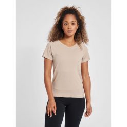 Koszulka damska Hummel MT Flow. Szare bluzki damskie Hummel, xs, bez wzorów, z materiału, sportowe, bez kołnierzyka, bez ramiączek. Za 188.50 zł.