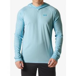 Bluza termoaktywna męska Helly Hansen LIFA Active Solen GR Hoodie. Niebieskie bluzy męskie Helly Hansen, l, bez wzorów, bez kaptura. Za 314.99 zł.