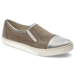 Szare Tenisówki Avanti Wygodne Skórzane Buty. Szare trampki i tenisówki damskie Avanti, bez wzorów, ze skóry, bez zapięcia. Za 129.00 zł.
