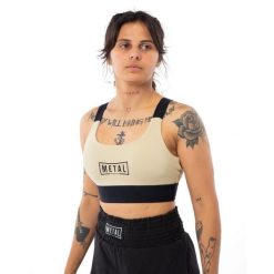 Biustonosz dla kobiet Metal Boxe Desert Storm. Brązowe bielizna sportowa damska METAL BOXE, m, bez wzorów. Za 177.00 zł.
