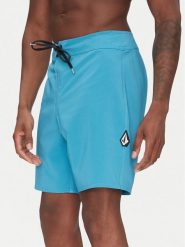 Volcom Szorty kąpielowe Lido Solid A0812416 Niebieski Regular Fit. Niebieskie kąpielówki męskie Volcom, bez wzorów, z syntetyku. Za 159.99 zł.