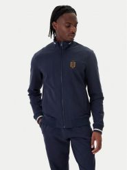 Aeronautica Militare Bluza 261FE2089UF00674 Granatowy Regular Fit. Niebieskie bluzy męskie Aeronautica Militare, m, bez wzorów, z bawełny, bez ramiączek, bez kaptura. Za 669.99 zł.