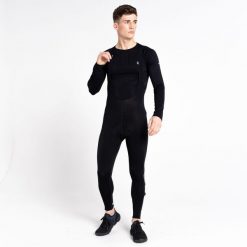 Męski kombinezon rowerowy Virtuous. Czarne spodnie sportowe męskie Dare 2B, m, bez wzorów, rowerowe. W wyprzedaży za 129.99 zł.