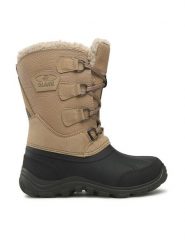 Olang Śniegowce X-Cursion Beżowy. Brązowe śniegowce damskie Olang, ze skóry, bez zapięcia. Za 599.99 zł.