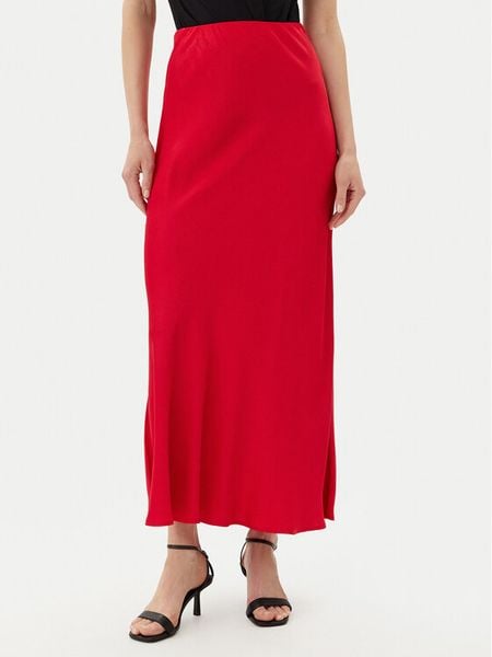 ViCOLO Spódnica maxi TD0472 Czerwony Slim Fit. Czerwone spódnice damskie ViCOLO, s, bez wzorów, z wiskozy, maxi. Za 201.99 zł.
