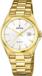 Zegarek Festina Zegarek męski Festina F20555-2 złoty. Żółte zegarki męskie Festina, bez wzorów, złote. Za 509.00 zł.
