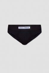 DOLCE & GABBANA Czarne slipy. Czarne slipki męskie Dolce and Gabbana, m, bez wzorów. W wyprzedaży za 169.99 zł.