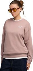 Puma Bluza damska Puma ESS Small No.11 Logo Relaxed Crew różowa 684975 88 L. Czerwone bluzy damskie Puma, l, bez wzorów, bez ramiączek, bez kaptura. Za 187.79 zł.