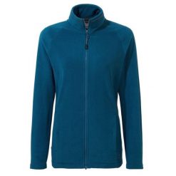 Bluza Polarowa Damska Expert Miska 200. Niebieskie bluzy damskie Craghoppers, na zimę, bez wzorów, z polaru, sportowe, bez ramiączek, bez kaptura. Za 169.99 zł.