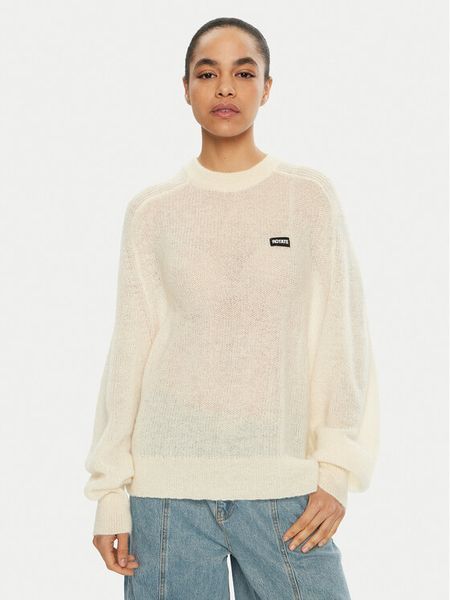 ROTATE Sweter 113769 Écru Regular Fit. Swetry nierozpinane damskie ROTATE, bez wzorów, z syntetyku, bez kołnierzyka, bez ramiączek. Za 549.99 zł.
