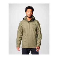 Kurtka 3w1 Columbia Bugaboo III Fleece Interchange Jacket - stone green M. Zielone kurtki męskie Columbia, m, bez wzorów, sportowe, bez kaptura. Za 579.00 zł.