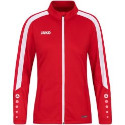 Damska bluza dresowa Jako Power. Czerwone bluzy damskie Jako, bez wzorów, z dresówki, sportowe, bez ramiączek, bez kaptura. Za 325.00 zł.