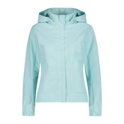 Kurtka damska turystyczna CMP 35Z5446. Zielone kurtki sportowe damskie CMP, l, bez wzorów, bez ramiączek, bez kaptura, trekkingowe. Za 491.50 zł.