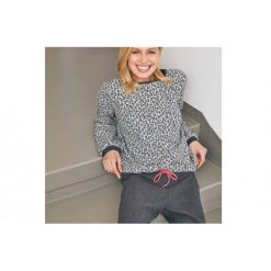 Piżama damska rozm. XXL Leopard Skin P721238. Szare piżamy damskie Massana Homewear, bez wzorów, z bawełny, bez ramiączek. Za 369.00 zł.