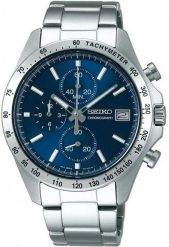 Zegarek Seiko Męski zegarek z dużą tarczą i datownikiem SEIKO NoSize. Zegarki męskie Seiko, bez wzorów. Za 1,107.99 zł.