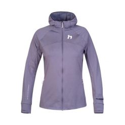 Bluza damska z kapturem Hannah Eli. Fioletowe bluzy damskie Hannah, bez wzorów, z materiału, bez ramiączek, z kapturem. Za 435.75 zł.