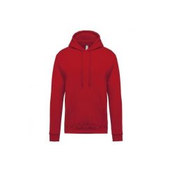 Bluza z kapturem Kariban. Czerwone bluzy męskie KARIBAN, m, bez wzorów, z kapturem. Za 175.50 zł.
