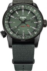 Zegarek Traser Zegarek męski Traser TS-109035 zielony. Zielone zegarki męskie Traser, bez wzorów. Za 2,690.00 zł.