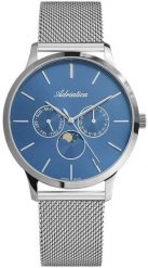 Zegarek męski Adriatica A1274.5115QF srebrny. Szare zegarki męskie Adriatica, bez wzorów, srebrne. Za 1,058.00 zł.