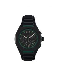 Armani Exchange Zegarek Sync AX4294 Czarny. Czarne zegarki męskie Armani Exchange, bez wzorów, ze stali. Za 979.99 zł.