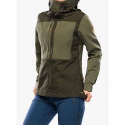 Kurtka trekkingowa damska Fjallraven Keb Jacket. Zielone kurtki sportowe damskie Fjällräven, bez wzorów, bez ramiączek, bez kaptura, trekkingowe. Za 1,007.99 zł.
