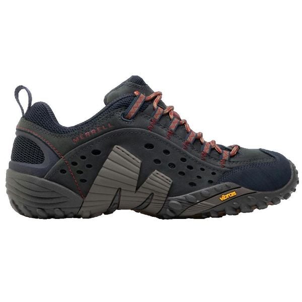 Buty trekkingowe męskie Merrell Intercept. Zielone buty zimowe męskie Merrell, z gumy, bez zapięcia. Za 698.00 zł.