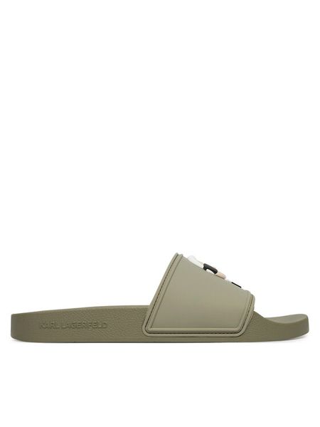 KARL LAGERFELD Klapki KL70005C Szary. Szare klapki męskie KARL LAGERFELD, bez wzorów, z syntetyku, bez zapięcia. Za 233.99 zł.