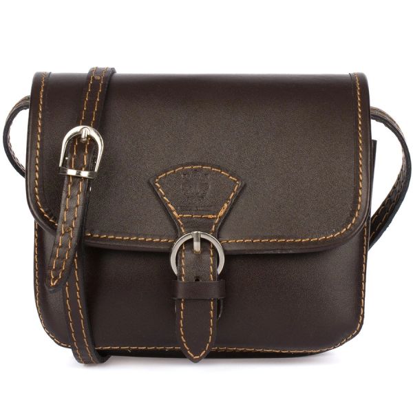 Listonoszka skórzana BELTIMORE K66 c. brązowa. Brązowe torebki do ręki damskie bez wzorów, ze skóry, małe, bez dodatków. Za 129.90 zł.