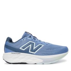 Buty do biegania New Balance. Niebieskie obuwie sportowe damskie New Balance, bez wzorów, bez zapięcia, do biegania. Za 299.99 zł.