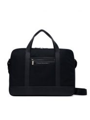 Tommy Hilfiger Torba na laptopa Th Nylon Computer Bag AM0AM14855 Czarny. Czarne torby na laptopa damskie Tommy Hilfiger, bez wzorów, z materiału. Za 649.99 zł.