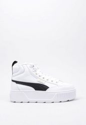 Tenisówki Puma Model Karmen Mid Kolor Biały. Białe trampki i tenisówki damskie Puma, bez wzorów, z materiału, przed kolano, bez zapięcia. Za 323.20 zł.
