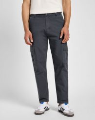 LEE MĘSKIE SPODNIE MATERIAŁOWE CARGO PANT DARK MUTED GRAY 112355783 L72K008531. Szare jeansy męskie Lee, z jeansu. Za 209.99 zł.