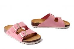 DR. BRINKMANN 700696-42 rosa, klapki damskie. Czerwone klapki damskie Dr. Brinkmann, bez wzorów, ze skóry, bez obcasa, bez zapięcia. Za 225.17 zł.