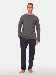 Emporio Armani Underwear Piżama 111791 4F567 28844 Szary Regular Fit. Szare piżamy męskie Emporio Armani Underwear, l, bez wzorów, z bawełny, bez kołnierzyka, bez ramiączek. Za 539.99 zł.