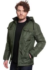 JACK & JONES JCOFLICKER JACKET FOREST NIGHT 12115962. Płaszcze męskie Jack & Jones, s, bez wzorów, bez kołnierzyka, bez kaptura. Za 169.99 zł.