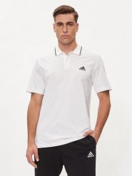 Adidas Polo Essentials Piqué Small Logo Polo Shirt IC9315 Biały Regular Fit. Białe koszulki sportowe męskie Adidas, m, bez wzorów, z bawełny, bez ramiączek, na fitness i siłownię. Za 99.99 zł.