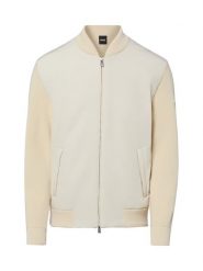 BOSS sweter - Ubaio Mężczyźni Bawełna (100%) beżowy, M. Brązowe swetry męskie Boss, m, bez wzorów, z bawełny, bez kołnierzyka, bez ramiączek. Za 749.95 zł.