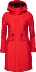 Damski płaszcz typu softshell Loap Lunara czerwony. Czarne płaszcze damskie LOOP, na jesień, m, bez wzorów, z elastanu, eleganckie, bez kołnierzyka, z kapturem. Za 259.69 zł.